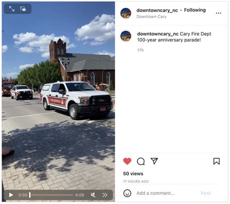 Town Of Cary Fire Department Shares 100th Anniversary Parade With Families And Friends