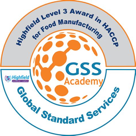 Highfield Level 3 Award In Haccp For Food Manufacturing — Gss