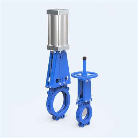 China Bi Directional Seal Knife Gate Valve In Ductile Iron Body And