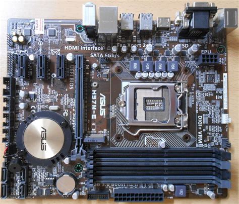 Asus H97M E Rev 1 04 Mainboard Blende Intel H97 M