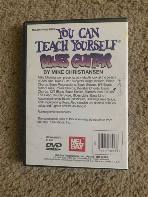 You Can Teach Yourself Blues Guitar Dvd For Sale Online Ebay