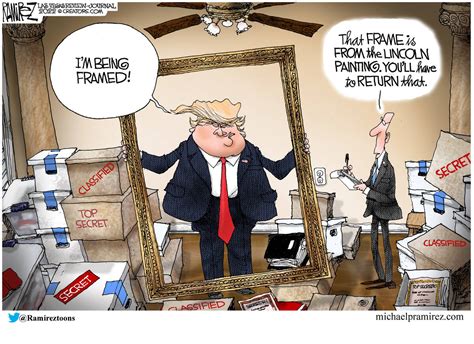 This Is Whos Framing Trump Cartoon Michael Ramirez Opinion