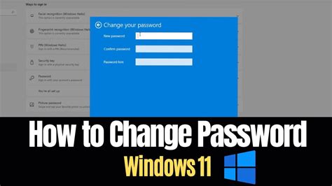 How To Change Password In Windows Change Lock Screen Password In