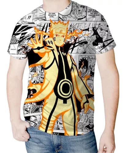 Camisa Camiseta De Animes Naruto Shippuden Full 3d Rasengan