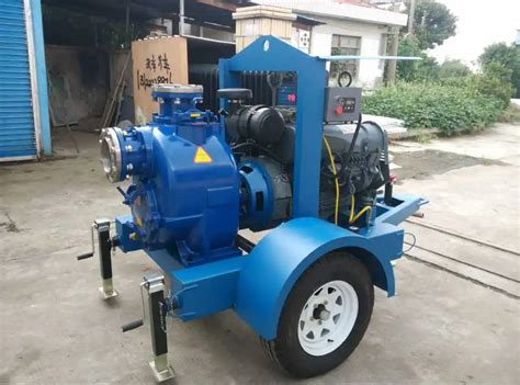 6 Inch Wastewater Treatment Diesel Engine Driven Water Pump For