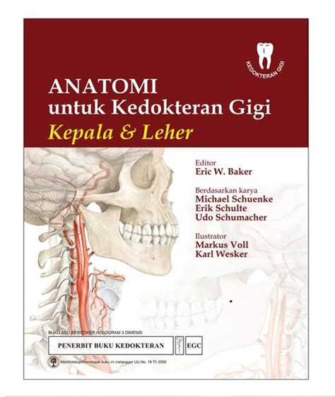 Jual Buku ORI Buku Anatomi Untuk Kedokteran Gigi Kepala Leher Eric