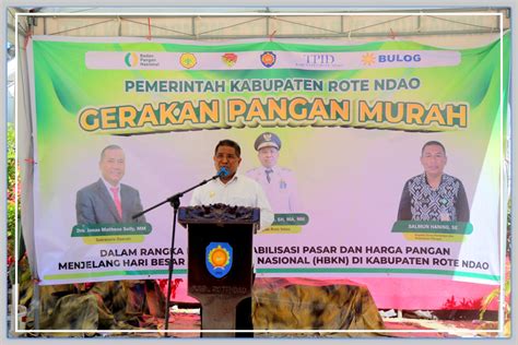 Jaga Stabilitas Harga Pemkab Rote Ndao Dan Perum Bulog Ntt