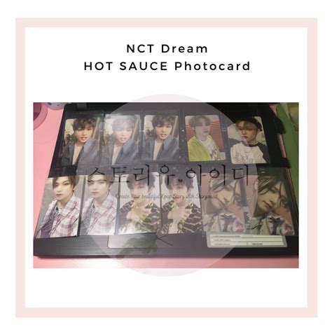 Jual Nct Dream Hot Sauce Photocard Pc Renjun Chilling Haechan Chilling Jisung Crazy Chenle