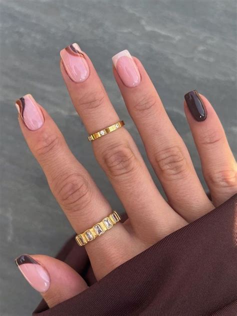 Brown Nail Designs And Ideas 45 Trendiest Looks To Try Brown Nails