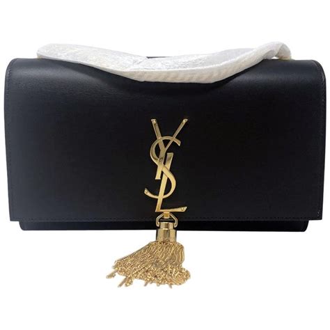 Yves Saint Laurent Ysl Kate Medium Black Tassel Bag In Dust Bag At 1stdibs Ysl Kate Medium