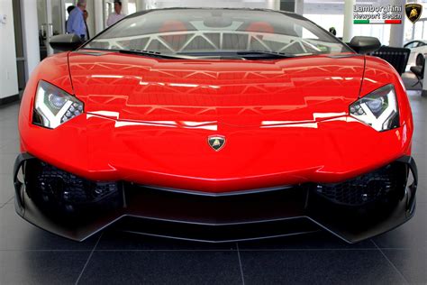 Stunning Rosso Mars Lamborghini Aventador Lp720 4 Roadster 50th