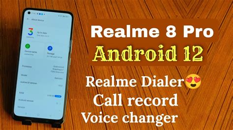 Realme 8 Pro Android 12 Dialer Google Dialer Removed Realme Dialer