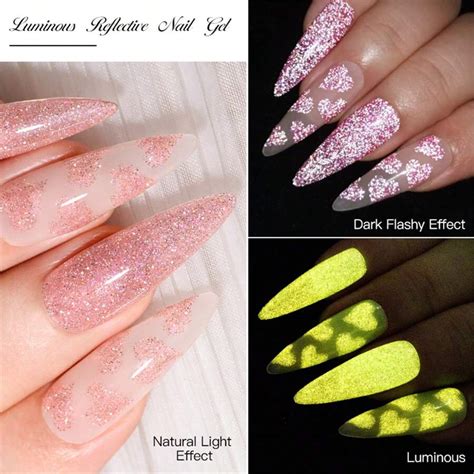 Mtssii Mtssii Ml Luminous Reflective Gel Nail Polish Gel Vernis Semi