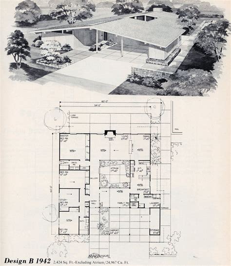 Mid Century Ranch Home Plans House Decor Concept Ideas