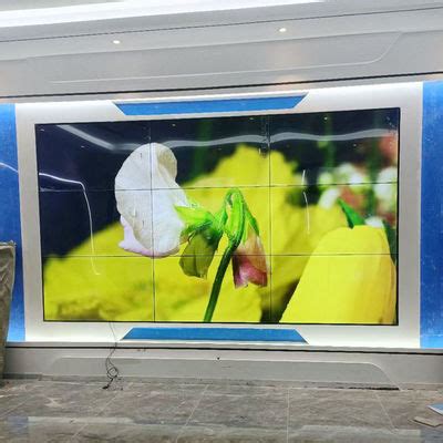 Ultra Narrow Wall Mounted Digital Signage Touch Screen Lcd Splicing Screen