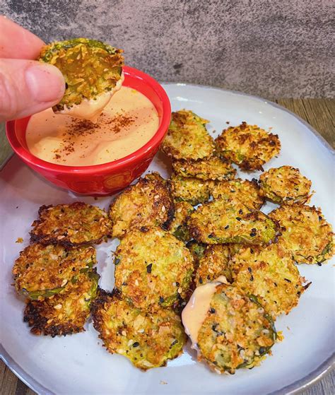 Everything Air Fryer Pickles With Spicy Mayo Chouquette Kitchen