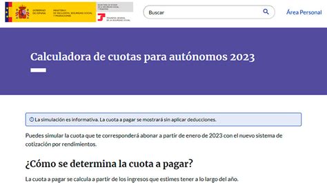 La Seguridad Social Lanza Un Simulador Para Que Los Autónomos Puedan