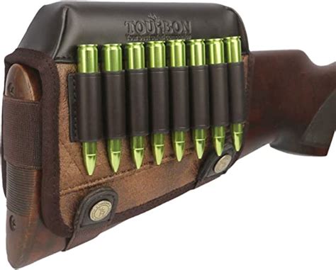 Amazon Tourbon Pu Leather Buttstock Cartridge Holder Rifle Cheek