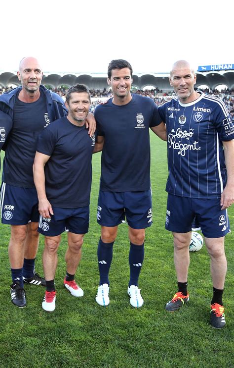 Photo Christophe Dugarry Bixente Lizarazu Yoann Gourcuff Zinedine