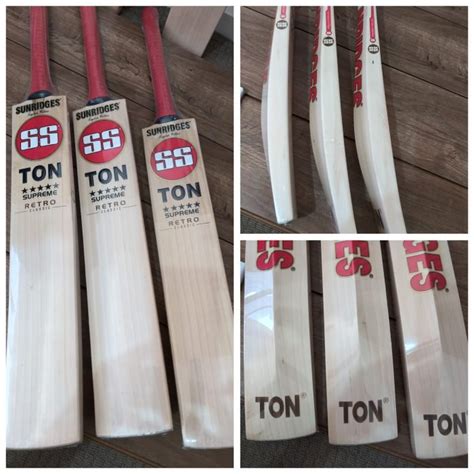 Ss Ton Supreme Retro Classic Grade 1 Players English Willow Cricket Bat