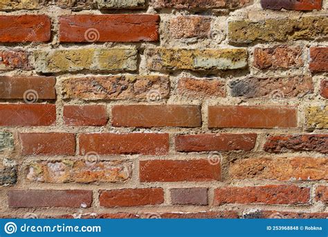 Old Weathered Red Brick Wall Background Stock Photo Image Of Rough