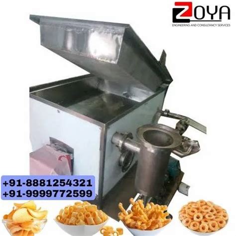 Potato Chips Fryer Machine For Commercial Capacity Kg Per