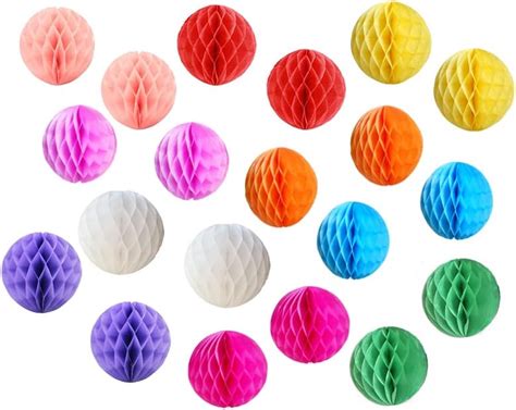 Amazon Daily Mall Pcs Inch Inch Honeycomb Balls Party Pom