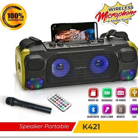 Jual SPEAKER ADVANCE BLUETOOTH K421 Murah Shopee Indonesia