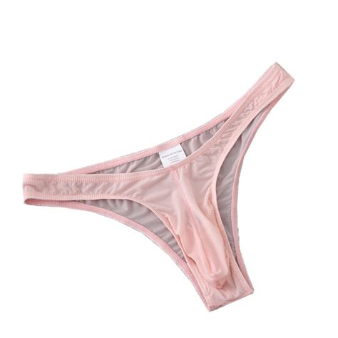 Men Thong Bikini Low Rise Elastic Bulge Pouch G String Briefs Swim Underwear A EBay