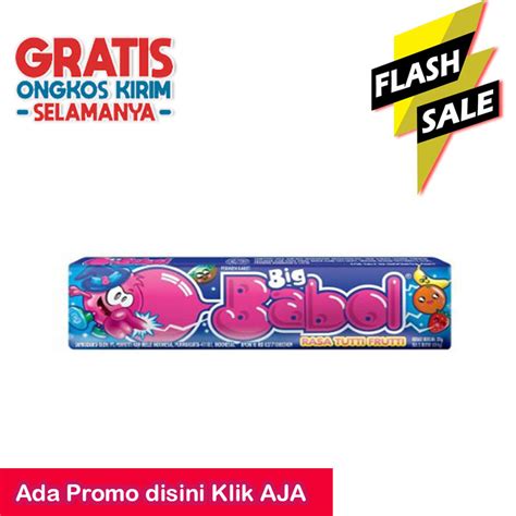 Permen Karet Big Babol Tutti Fruiti Stick Gr Lazada Indonesia