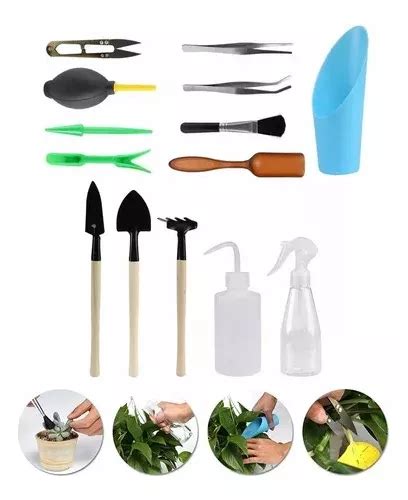 Set Jardineria Herramientas Para Suculentas 14 Accesorios Cuotas Sin