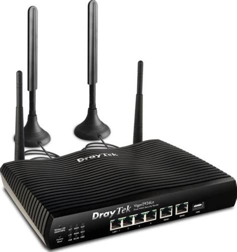 DrayTek Multi WAN Wireless Router / 2 WAN GE RJ45 Ports / 4 GE LAN ...