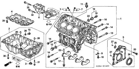 Honda Accord Body Oil Jet Block Cylinder Pan Rgm A