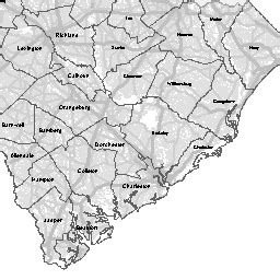 Dillon County, SC Map