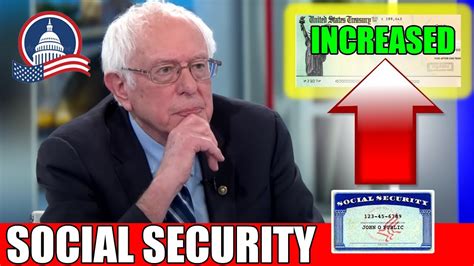 BERNIE SANDERS APPROVED IT SOCIAL SECURITY INCREASED FOR SSI SSDI SSA