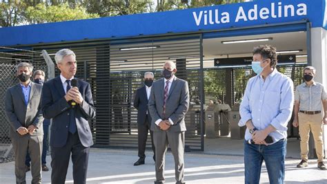 Inauguraron La Remodelada Estación Villa Adelina Del Tren Belgrano