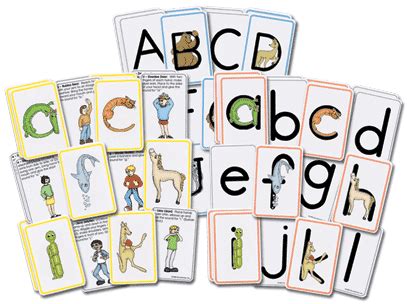 Small Animal Alphabet Cards - Zoo-phonics