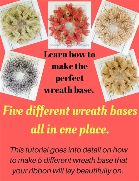 Mesh Tutorial, Wreath Tutorial, Wreath Base Tutorial, Mesh Wreath Base Tutorial, - Etsy