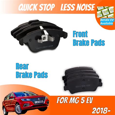 THREEON Front Rear Brake Pads For SAIC MG5 MG 5 EV LONG RANGE 2019