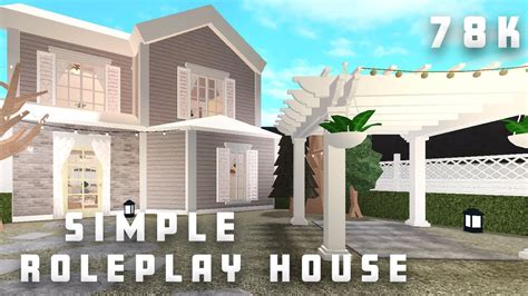 Bloxburg Simple Roleplay House 78k Youtube