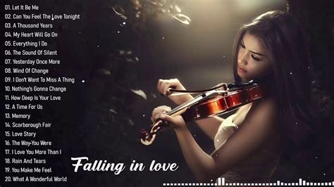 Beautiful Romantic Violin Love Songs Instrumental - Best Relaxing Instrumental Music - YouTube ...