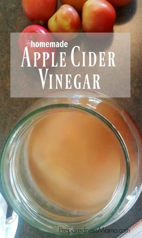 Homemade Apple Cider Vinegar Preparednessmama