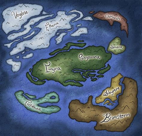 Fantasia Map by Electrobean on DeviantArt