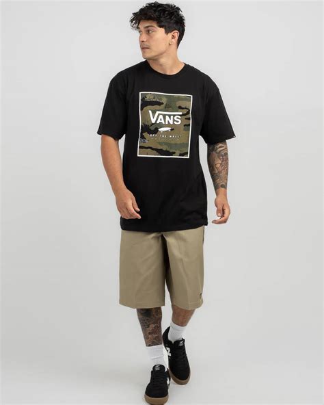 Shop Vans Classic Print Box T Shirt In Blackdeep Forest Fast Shipping And Easy Returns City