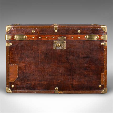 Antiques Atlas Large Vintage Campaign Luggage Case English