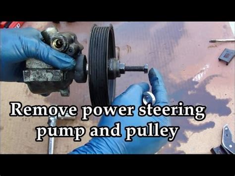 Learn How To Remove Install Your Power Steering Pump Pulley Youtube