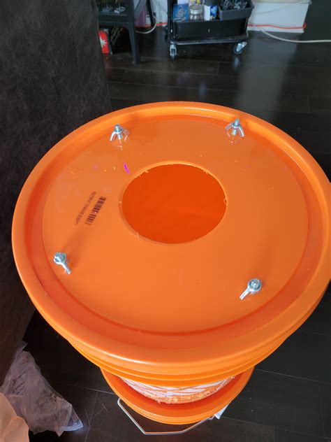 TIL: With a home depot bucket lid and like 1$ worth of bolts and wing ...