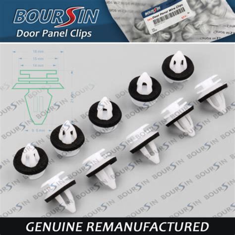 100x Door Panel Trim Clips For Bmw E34 E36 E38 E39 E46 X5 M3 M5 Z3 W Seal Ring Ebay