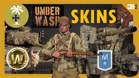 Goggles SKULLS DAK Skins Umber Wasp Company Of Heroes 3