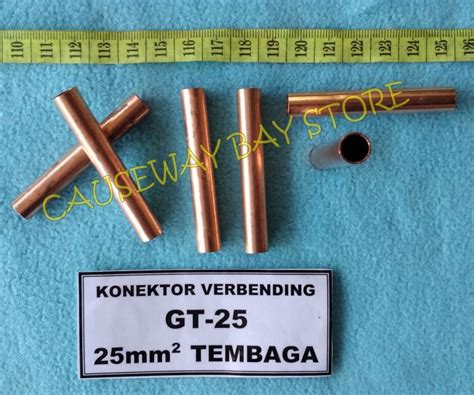 Konnector Verbending Gt 25 Kuning Tembaga 25mm² Lazada Indonesia